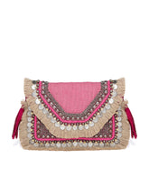 PREORDER - Shashi - Leela Clutch - Hot Pink Ins Street